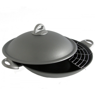 Wok chiński "Platino" 34cm